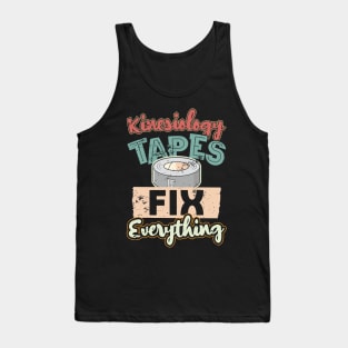 Kinesiology Tape Humor Therapist Therapy Tank Top